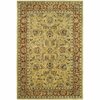 Safavieh 2 Ft. - 3 In. x 4 Ft. Accent- Traditional Classic Gold And Red Hand Tufted Rug CL398A-24